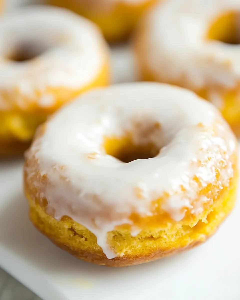 Glazed Pumpkin Donuts
