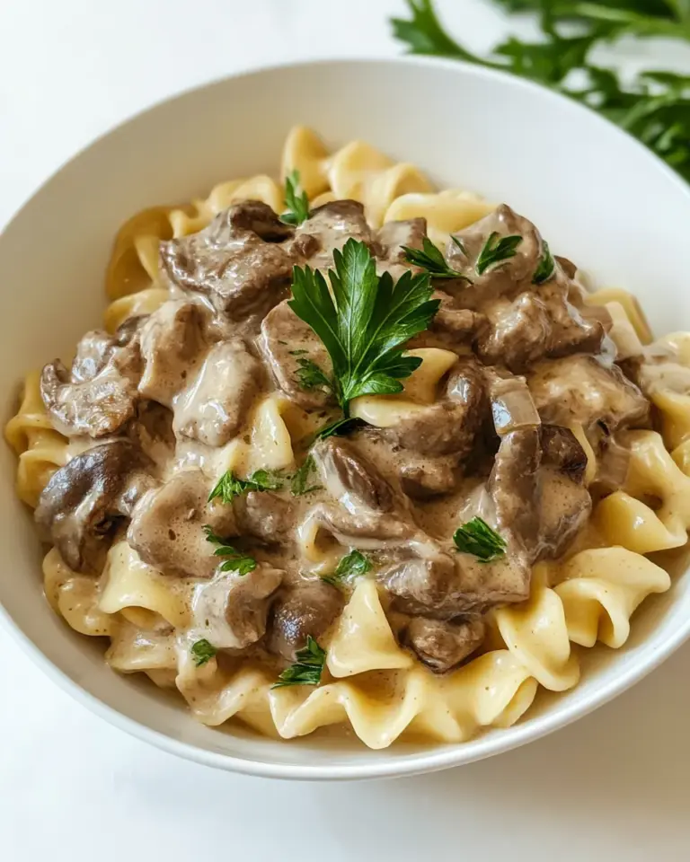 Gluten Free Beef Stroganoff