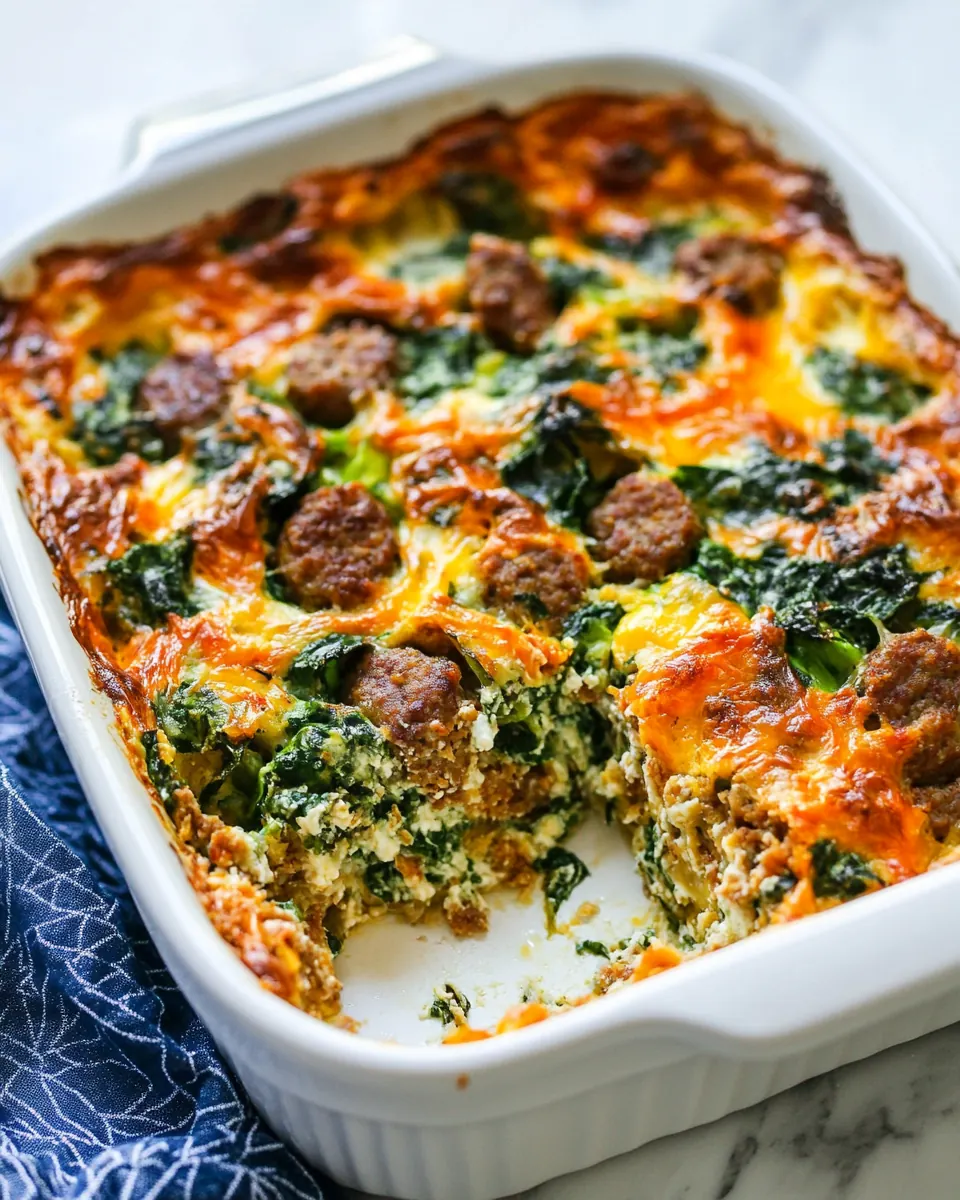 Gluten Free Breakfast Casserole With Sausage