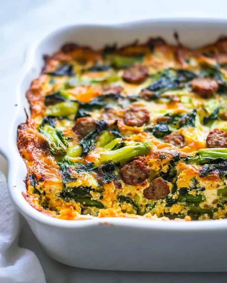 Gluten Free Breakfast Casserole With Sausage