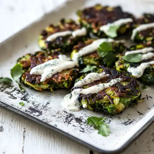 Gluten Free Brussels Sprout Latkes