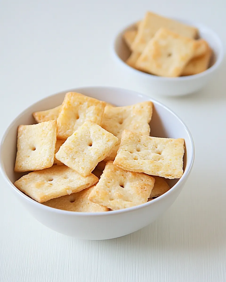 Gluten Free Cheese Crackers