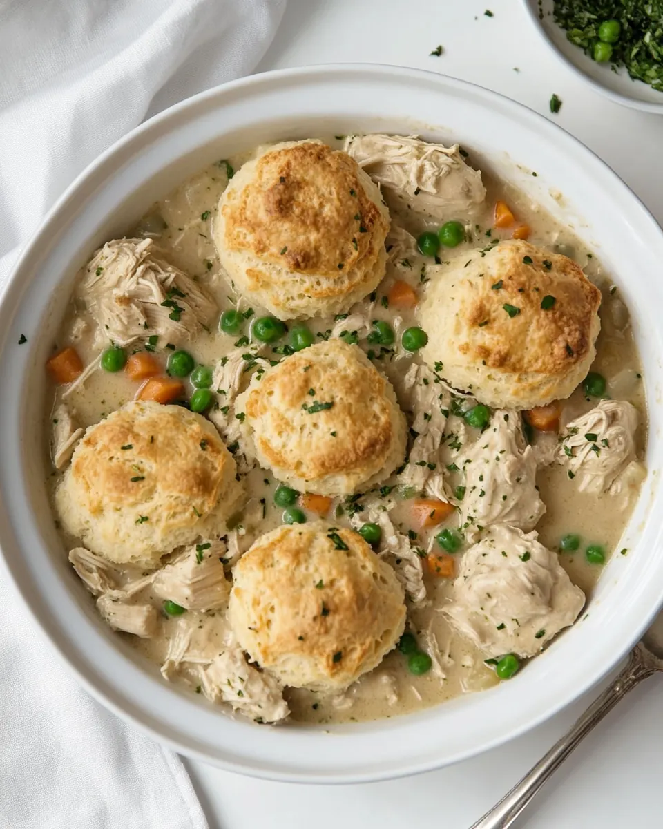 Gluten Free Chicken Pot Pie with Biscuits
