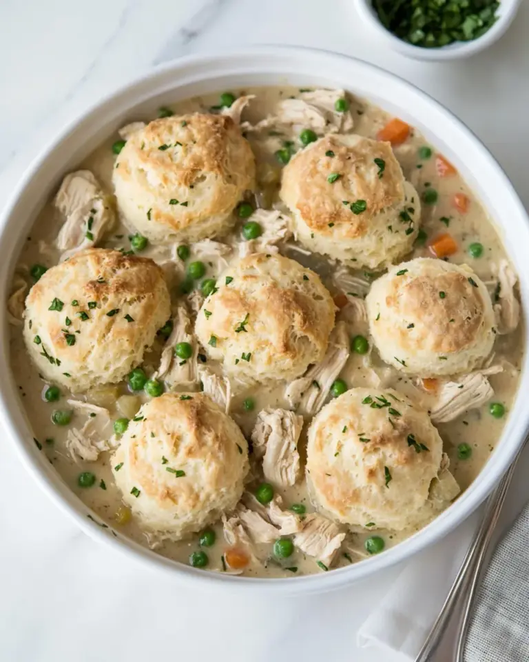 Gluten Free Chicken Pot Pie with Biscuits