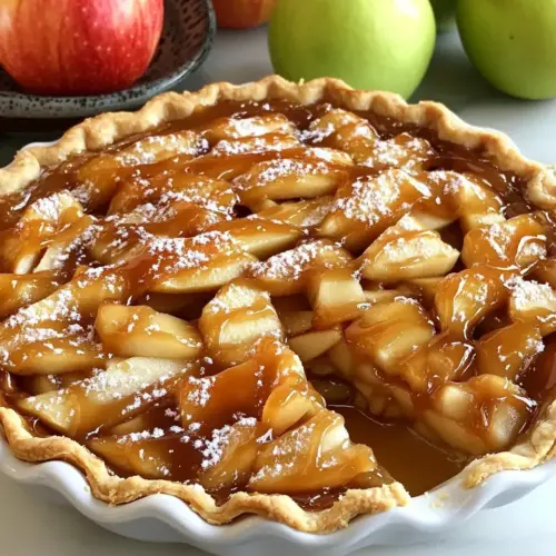 Gluten Free Dairy Free Salted Caramel Apple Pie
