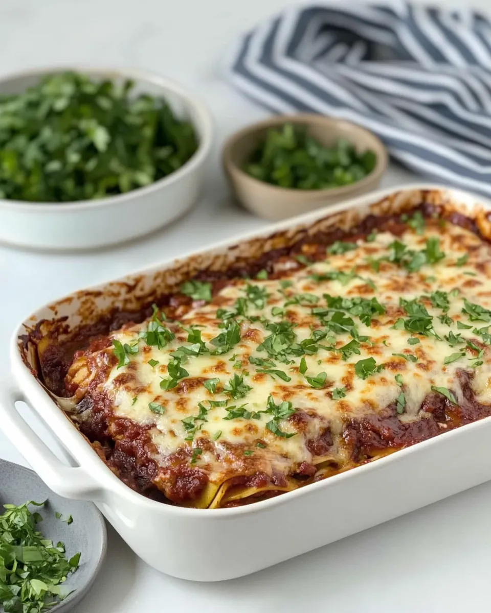 Gluten Free Eggplant Lasagna