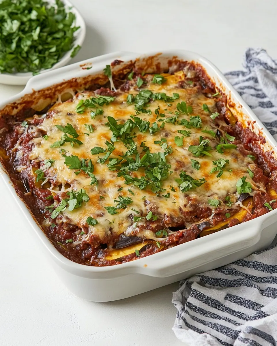 Gluten Free Eggplant Lasagna