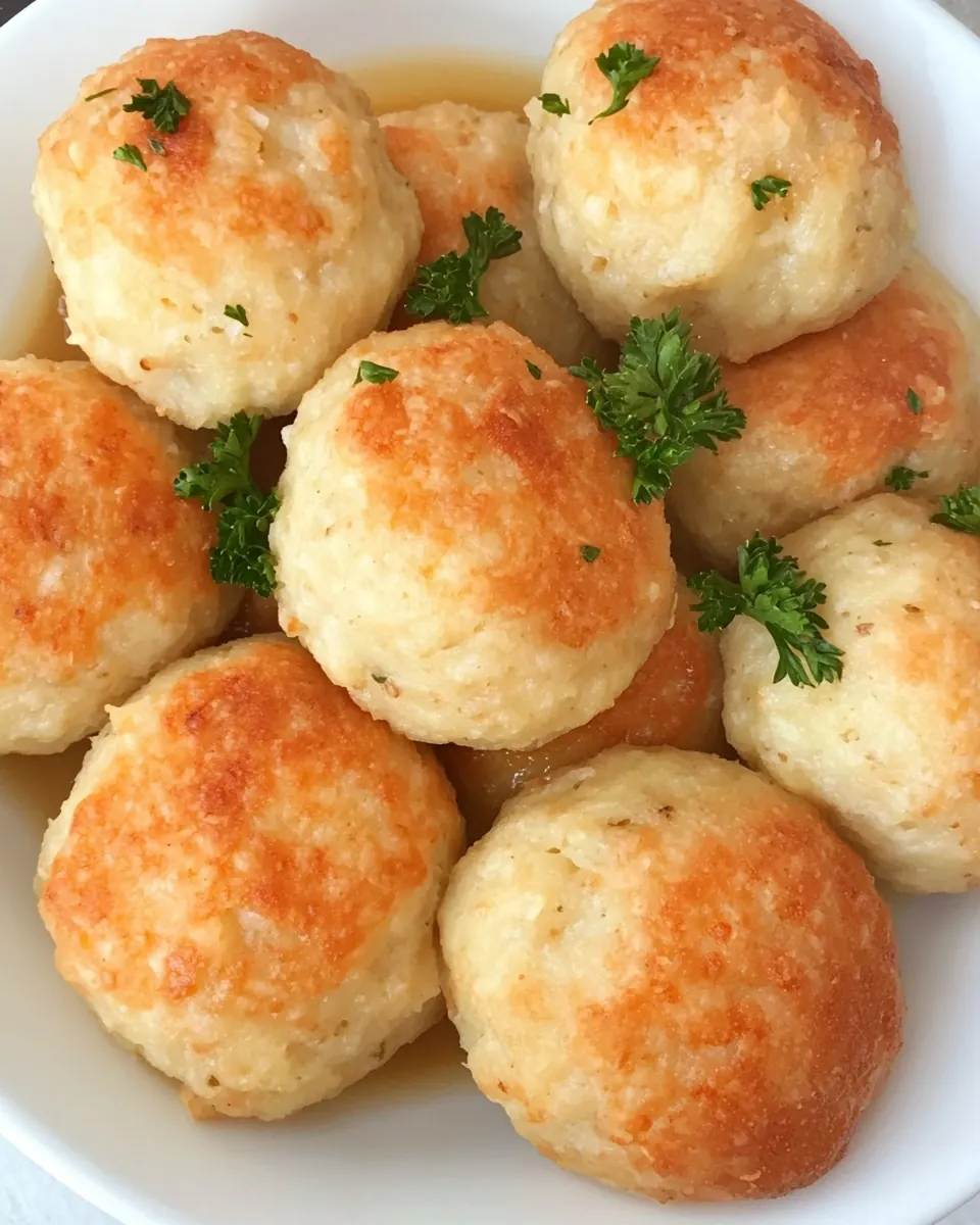 Gluten Free Matzo Balls Potato Knaidelach
