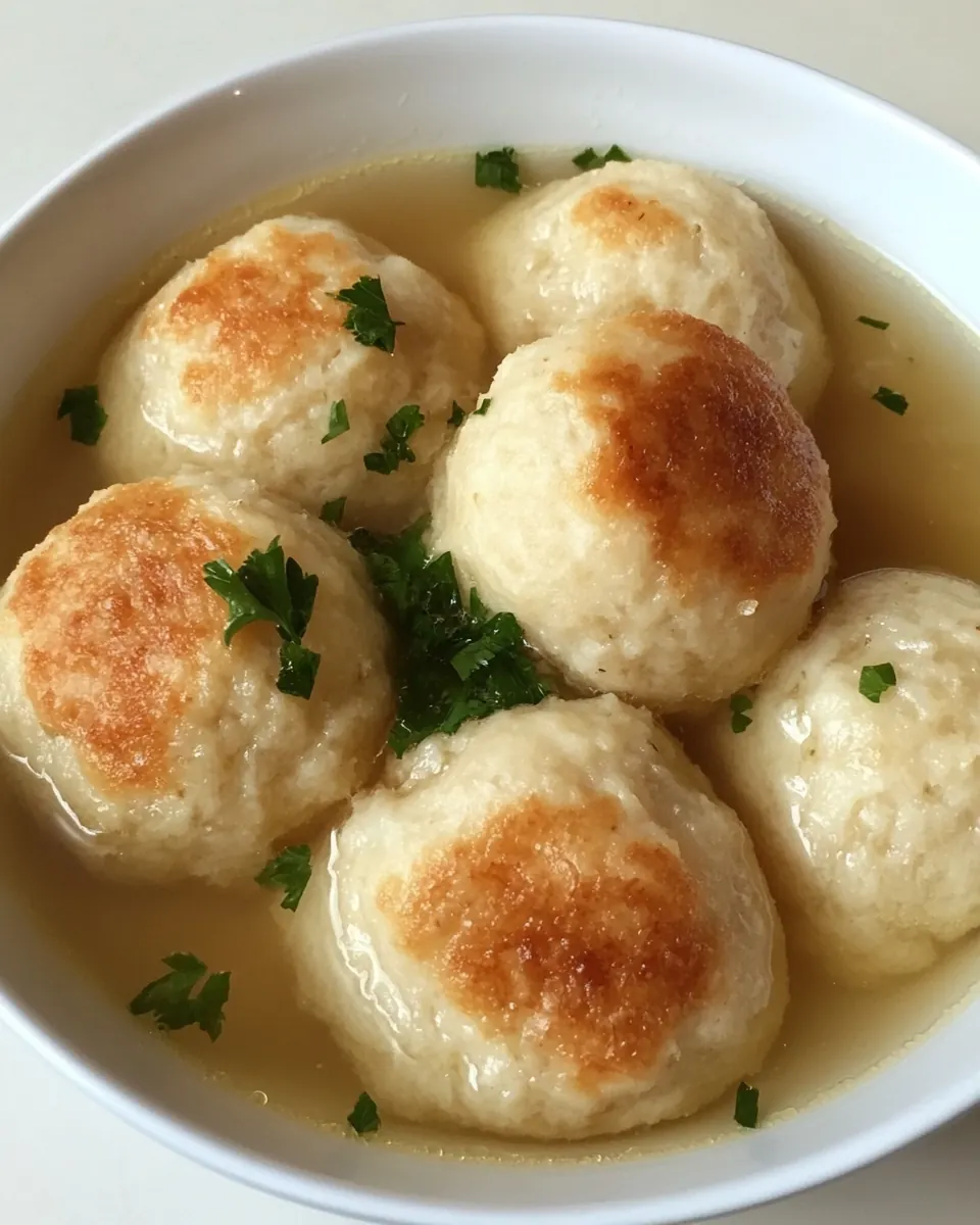 Gluten Free Matzo Balls Potato Knaidelach