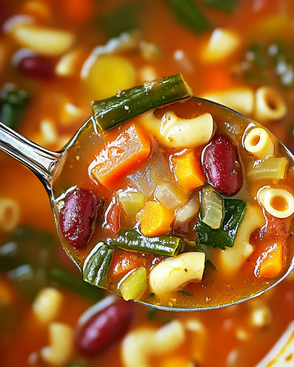 Gluten Free Minestrone Soup