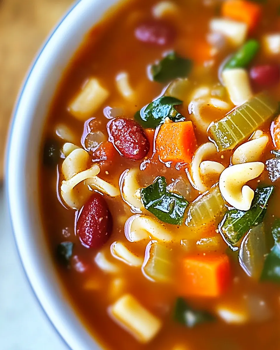 Gluten Free Minestrone Soup