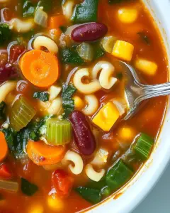 Gluten Free Minestrone Soup