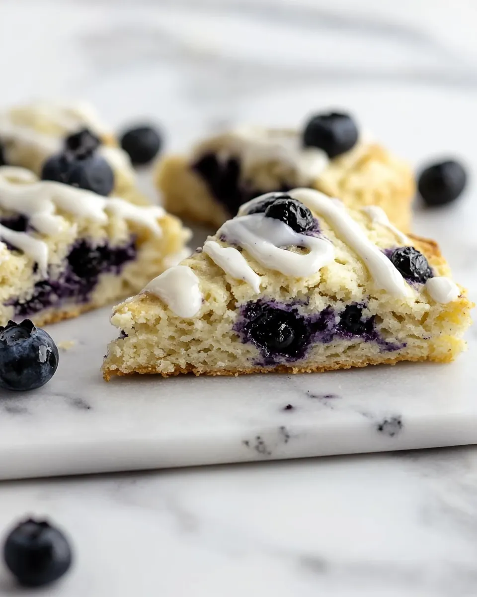Gluten Free Scones With Blueberries
