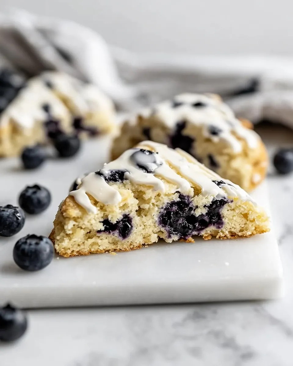 Gluten Free Scones With Blueberries