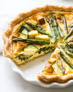 Gluten Free Spring Veggie Quiche