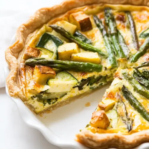 Gluten Free Spring Veggie Quiche