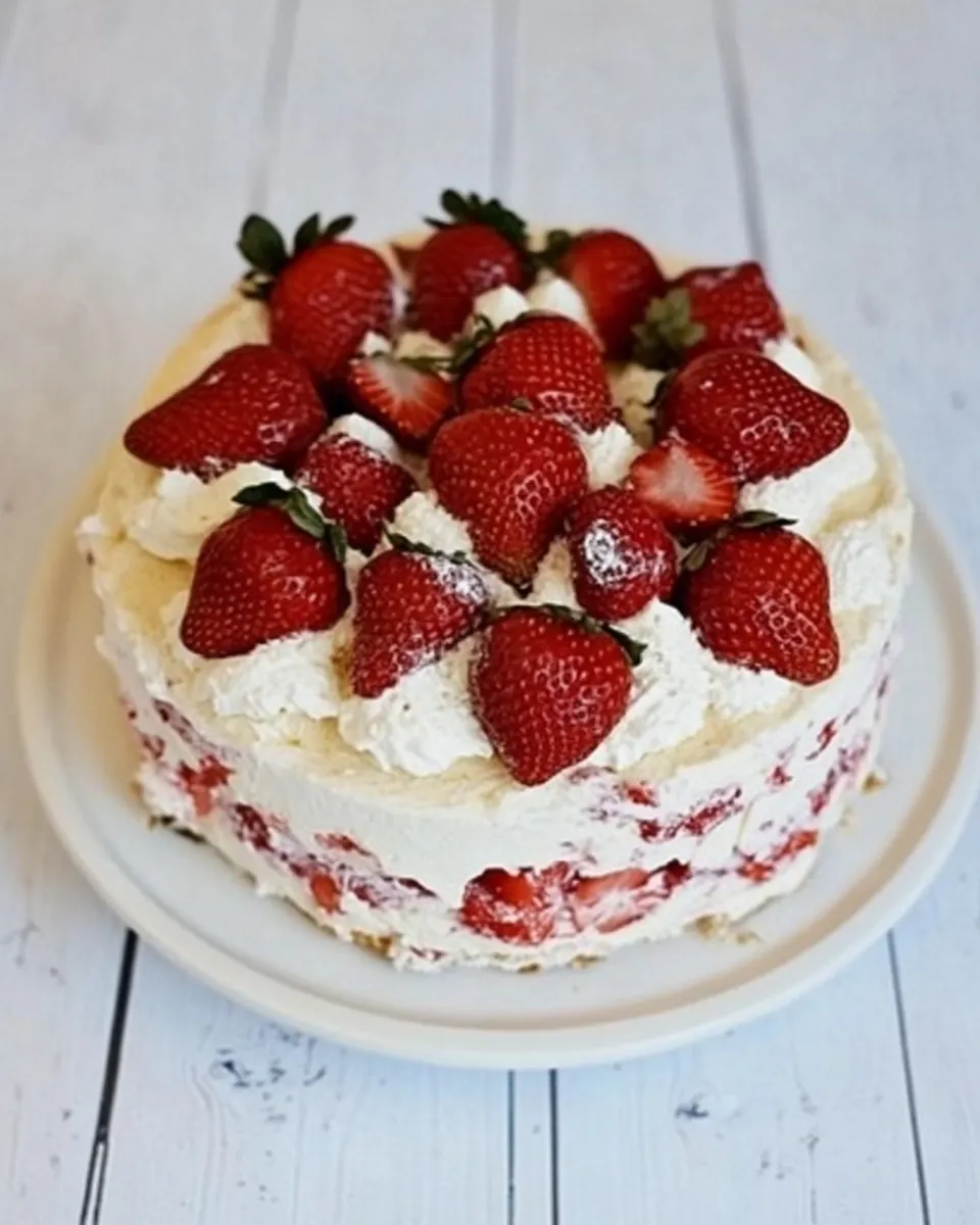 Gluten Free Strawberry Cake