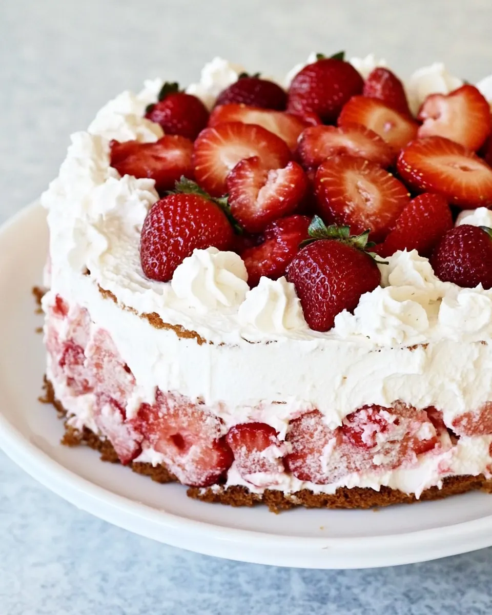 Gluten Free Strawberry Cake