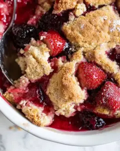 Gluten Free Strawberry Cobbler
