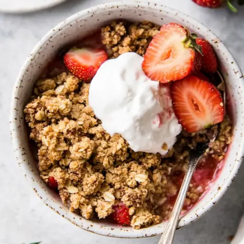 Gluten Free Strawberry Crisp