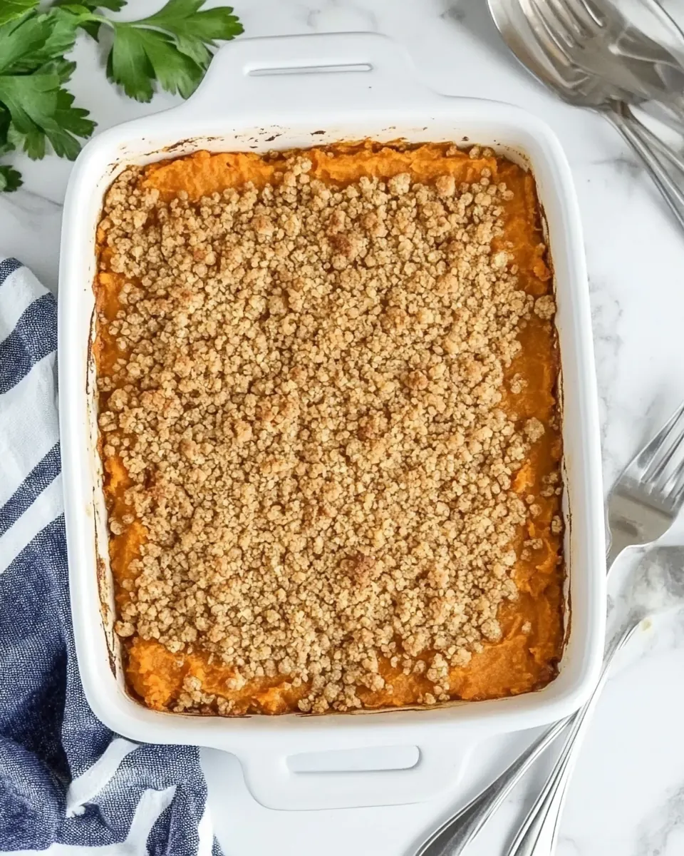 Gluten Free Sweet Potato Casserole
