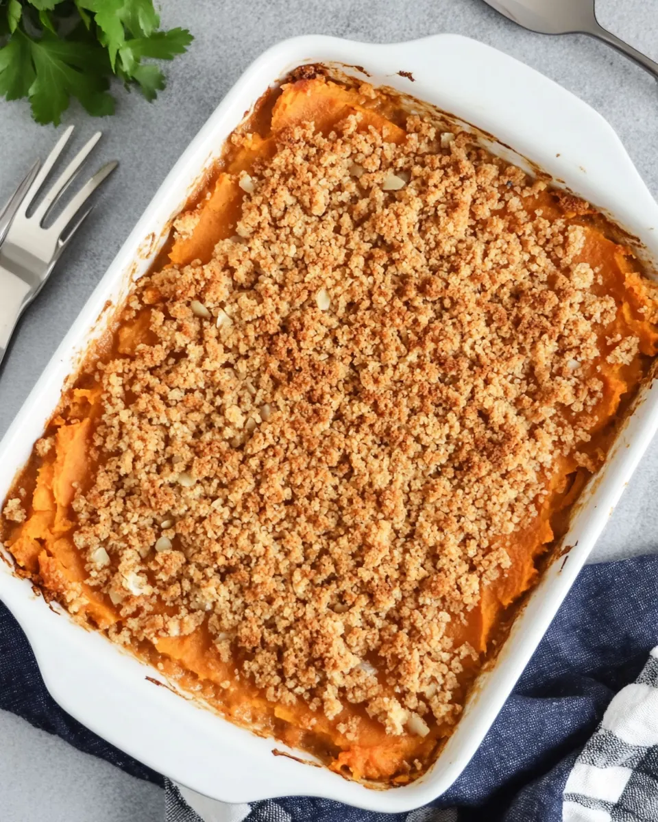 Gluten Free Sweet Potato Casserole