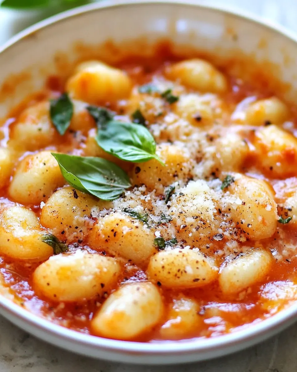 Gnocchi With Pomodoro Sauce