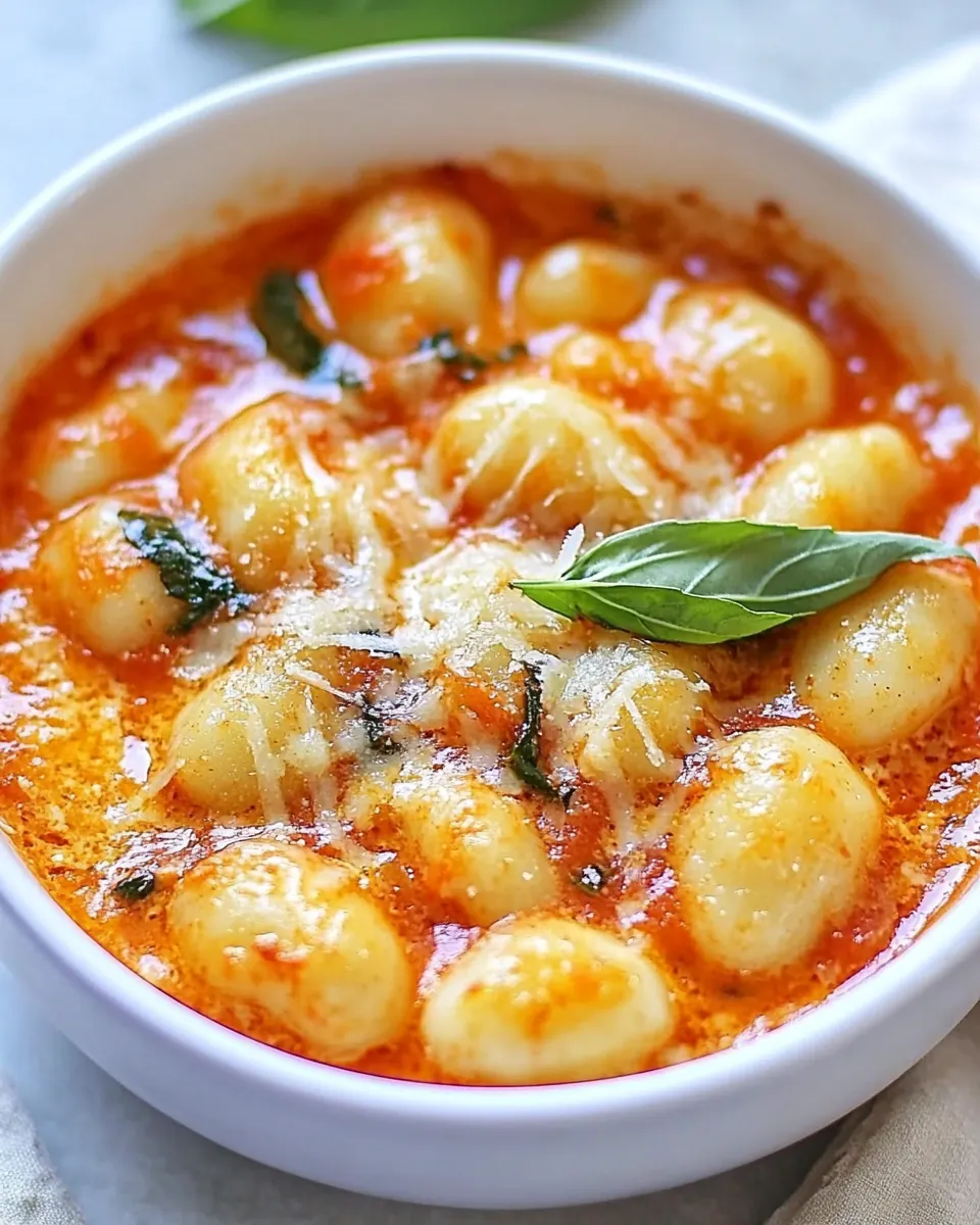 Gnocchi With Pomodoro Sauce