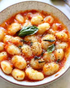 Gnocchi With Pomodoro Sauce