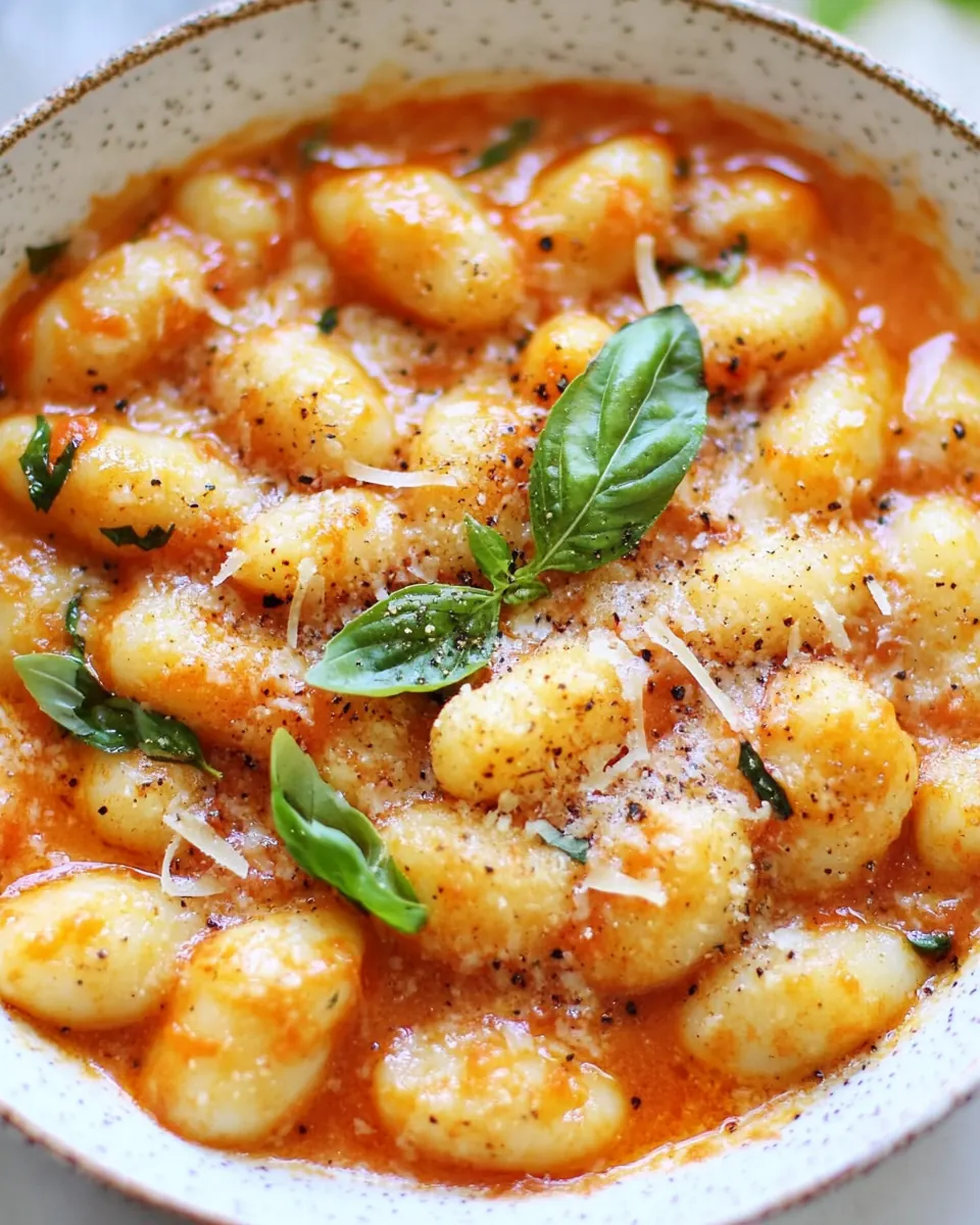 Gnocchi With Pomodoro Sauce