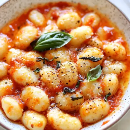 Gnocchi With Pomodoro Sauce