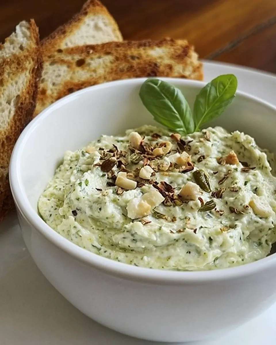Goat Cheese Pesto Spread