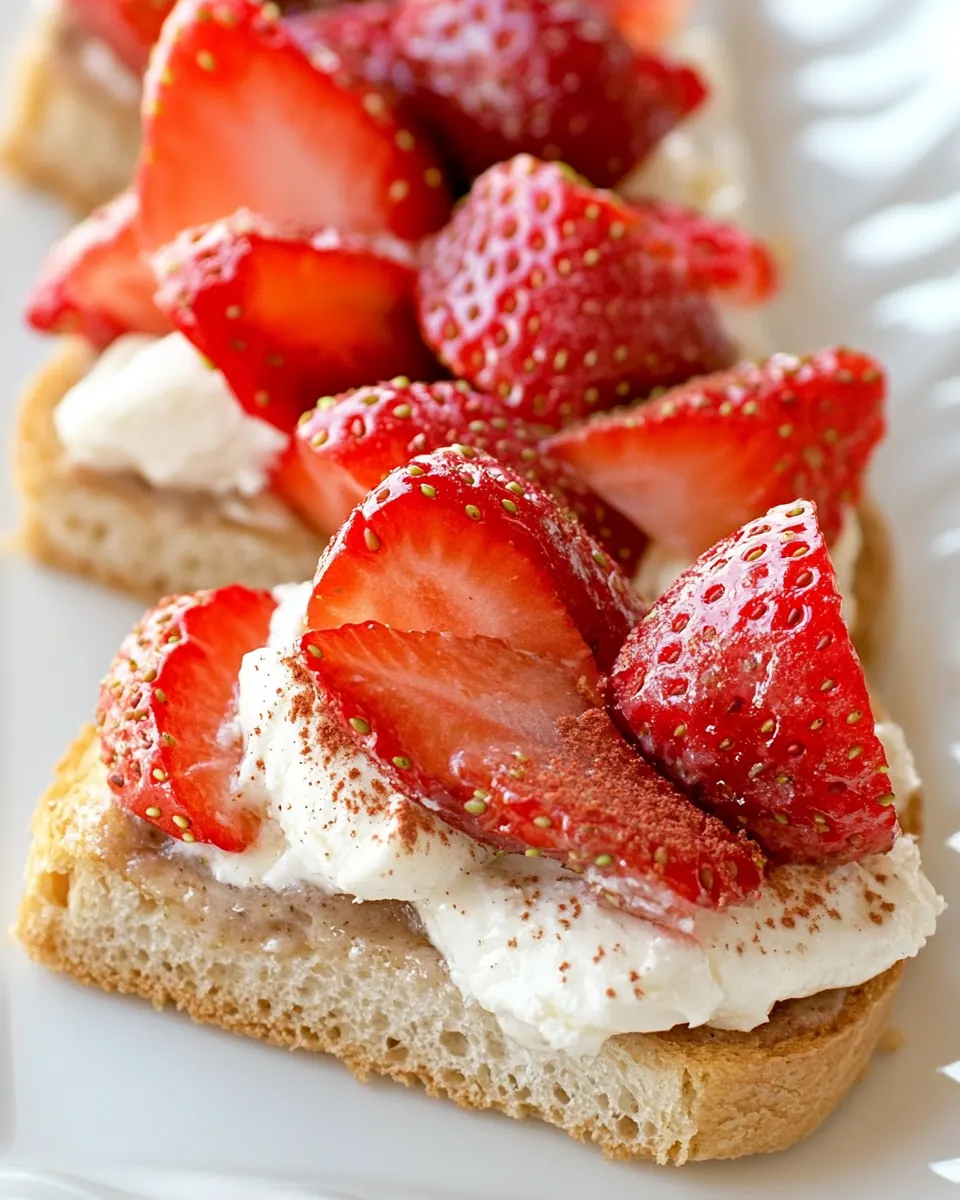 Goat Cheese and Strawberry Tartine