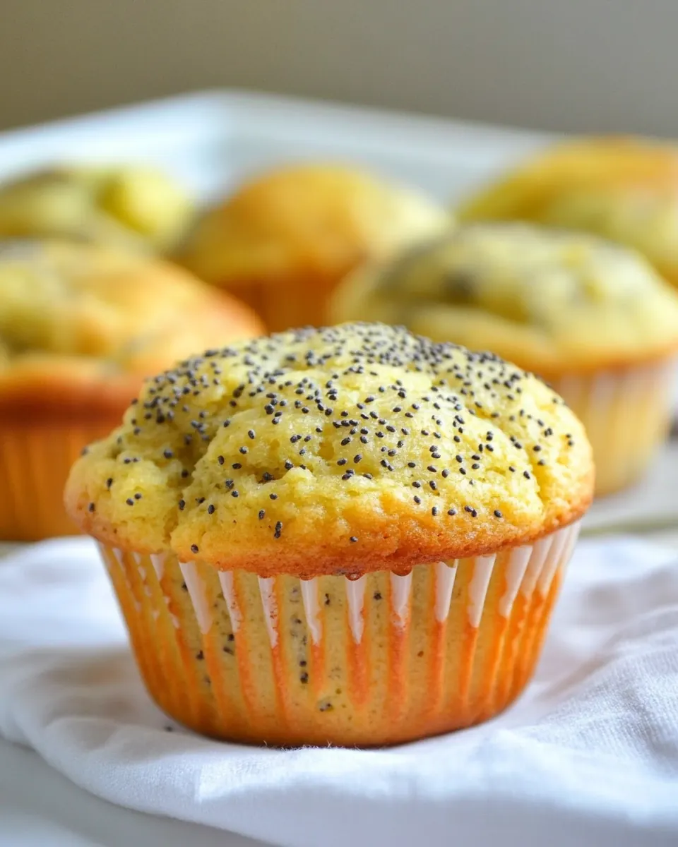 Grain Free Lemon Poppy Seed Muffins