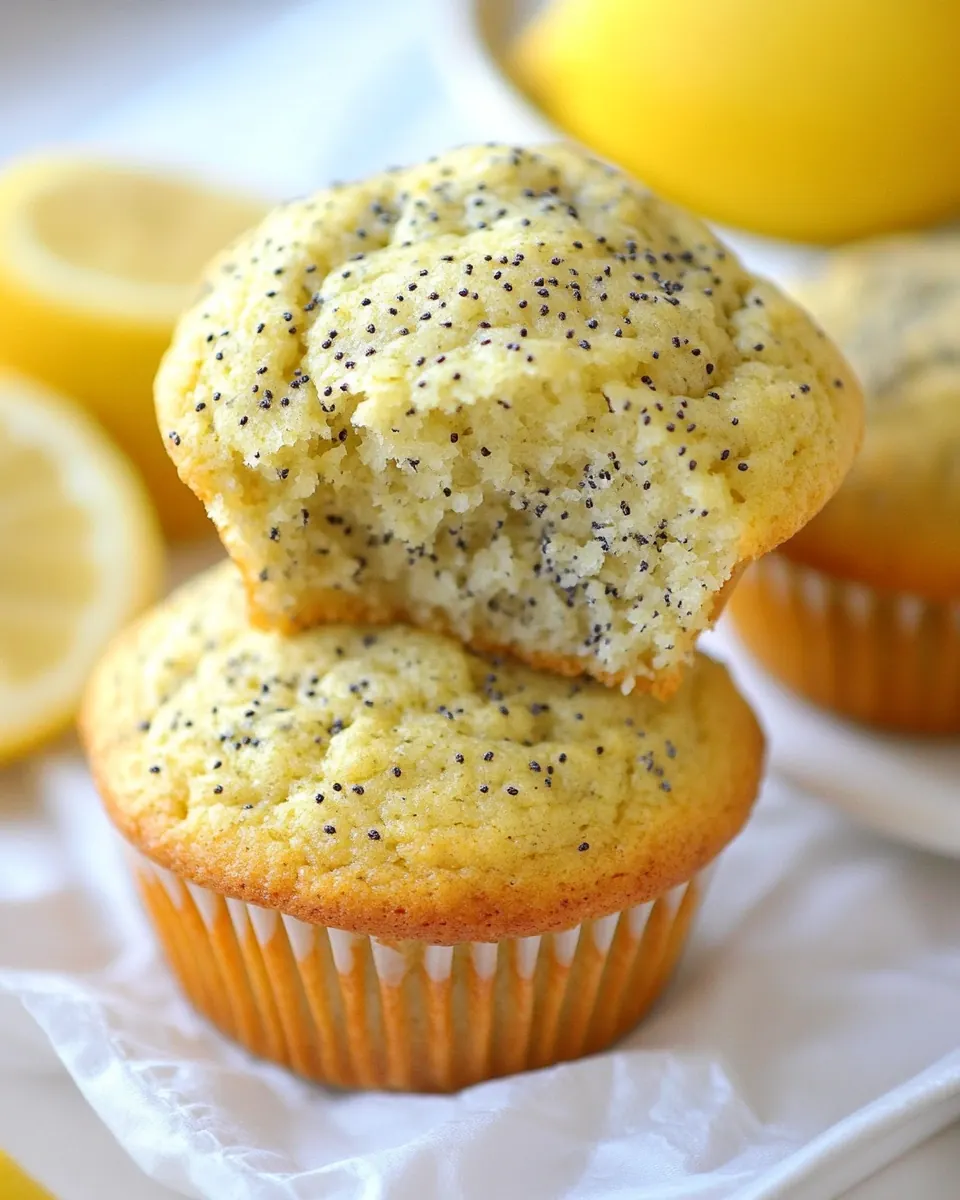 Grain Free Lemon Poppy Seed Muffins