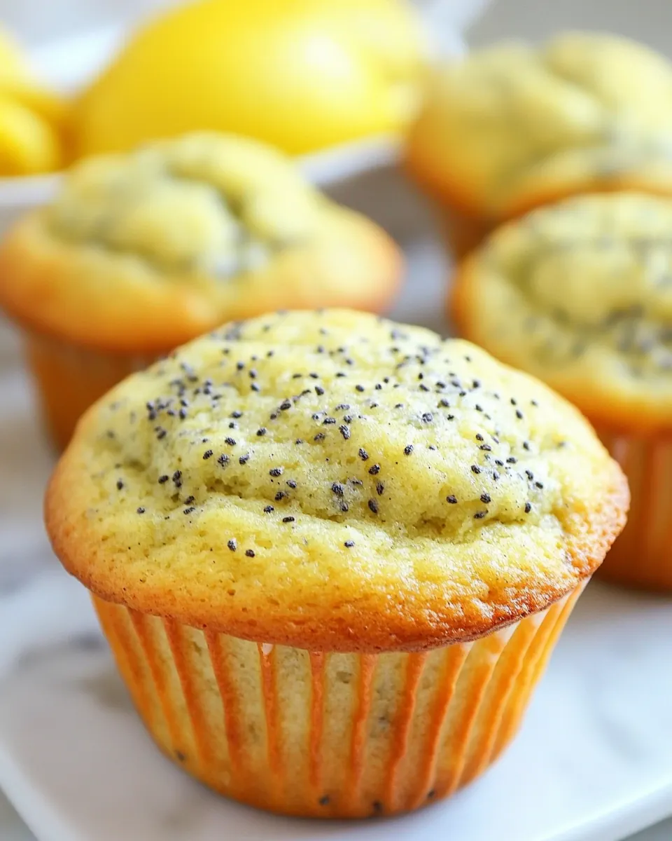 Grain Free Lemon Poppy Seed Muffins