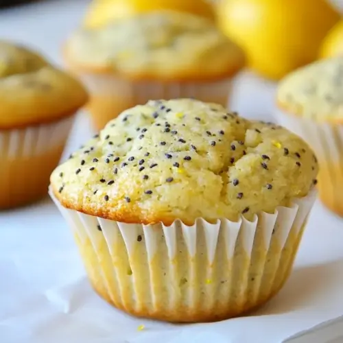 Grain Free Lemon Poppy Seed Muffins