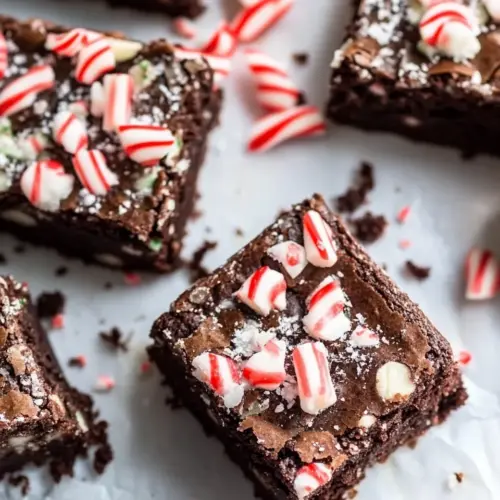 Grain Free Vegan Peppermint Brownies