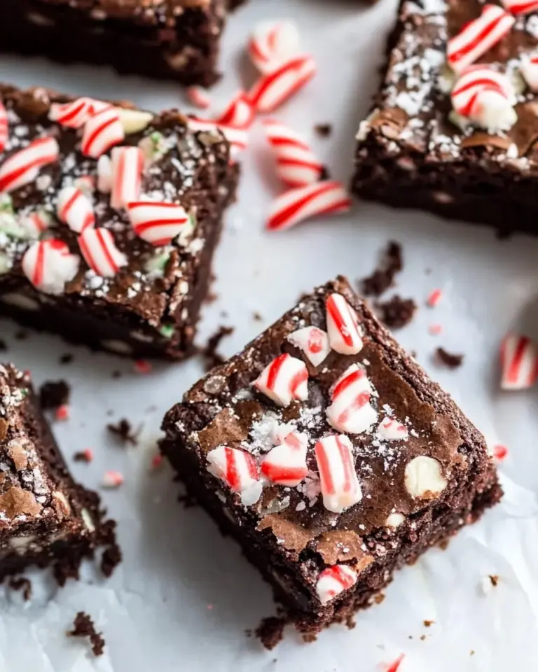 Grain Free Vegan Peppermint Brownies
