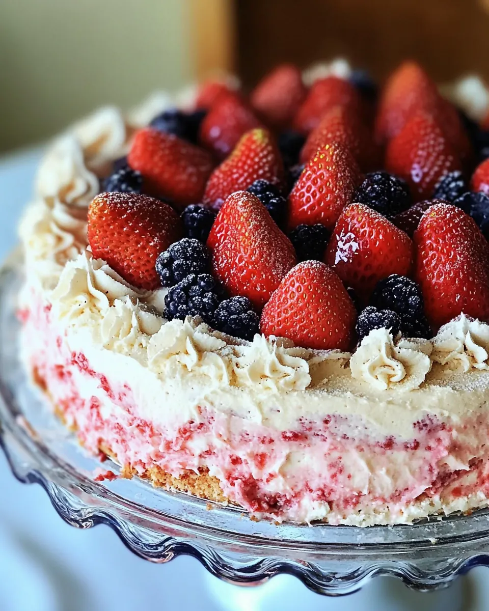 Grandmother Verdie’s Strawberry Cake Recipe
