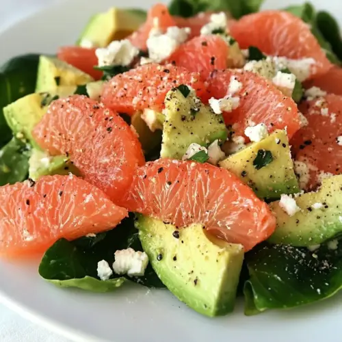 Grapefruit Avocado Salad