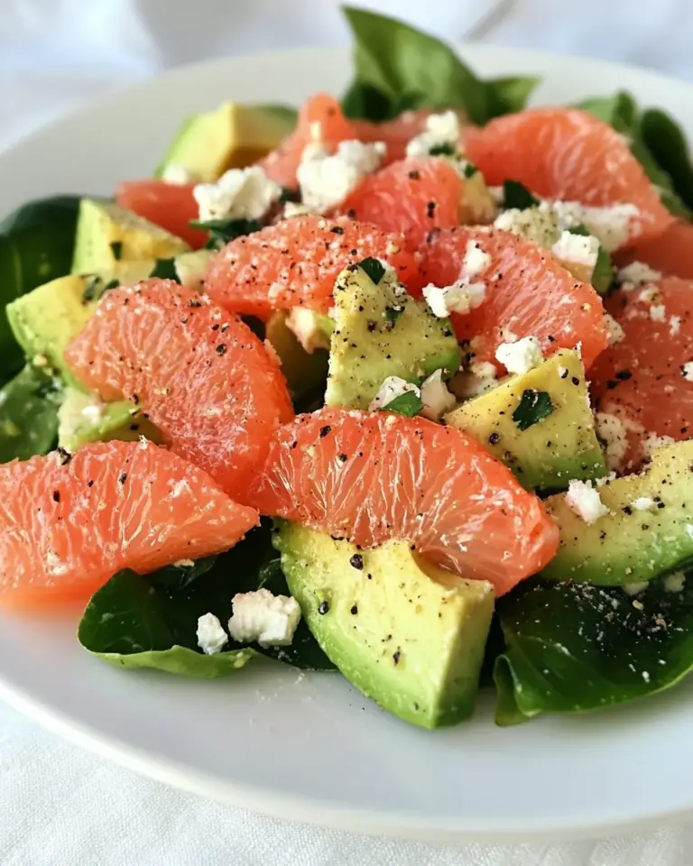 Grapefruit Avocado Salad