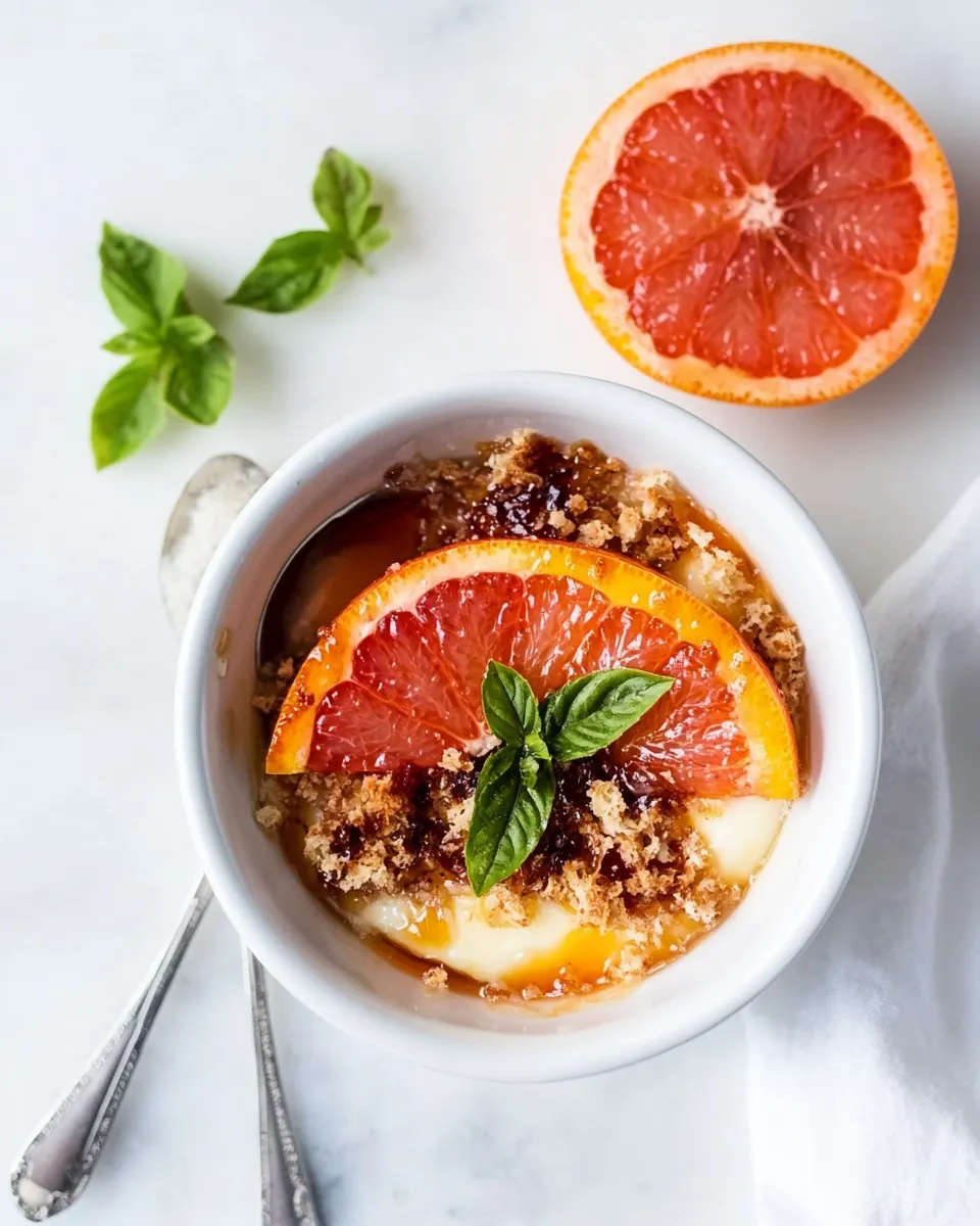 Grapefruit Brulee Breakfast Bowl