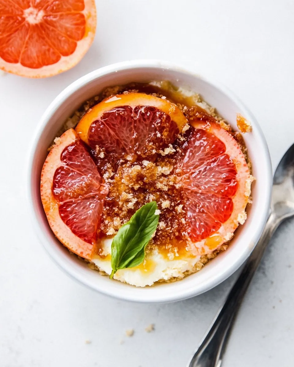 Grapefruit Brulee Breakfast Bowl