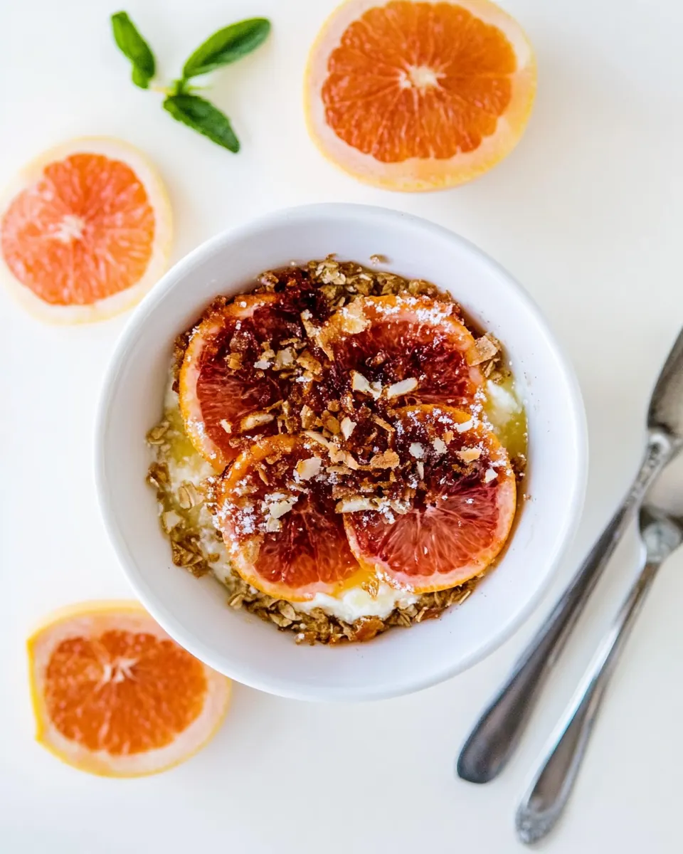 Grapefruit Brulee Breakfast Bowl