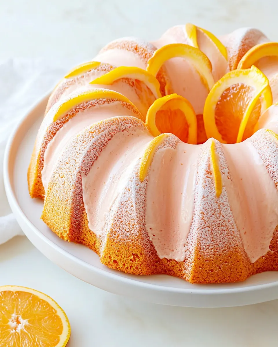Grapefruit Olive Oil Bundt Cake