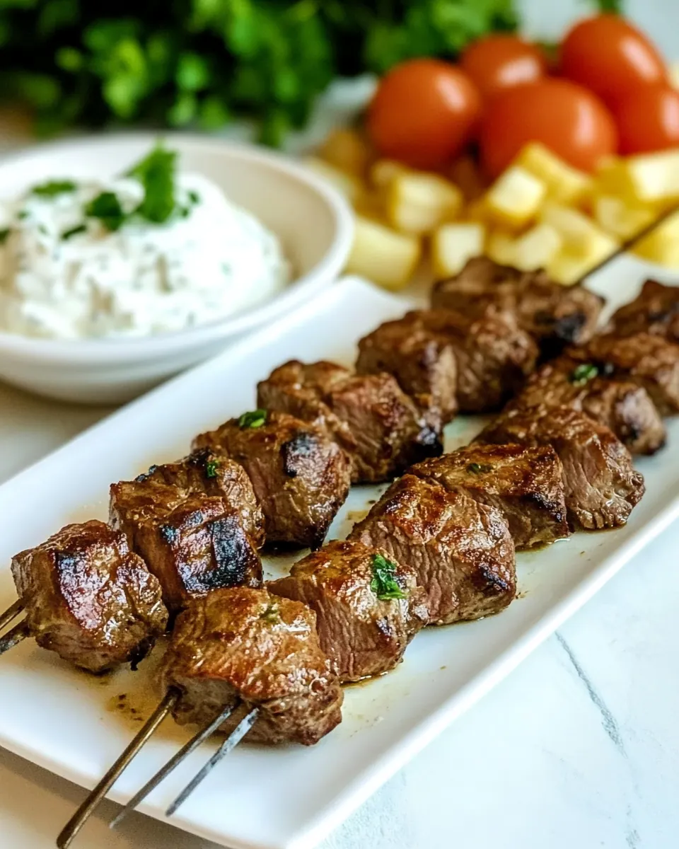 Greek Lamb Souvlaki