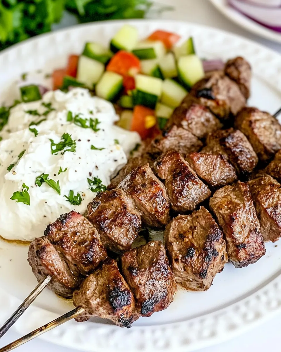 Greek Lamb Souvlaki
