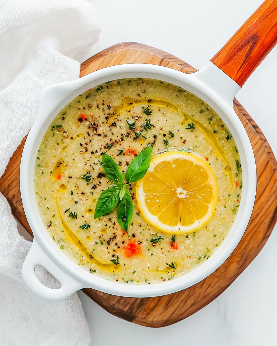 Greek Lemon Soup