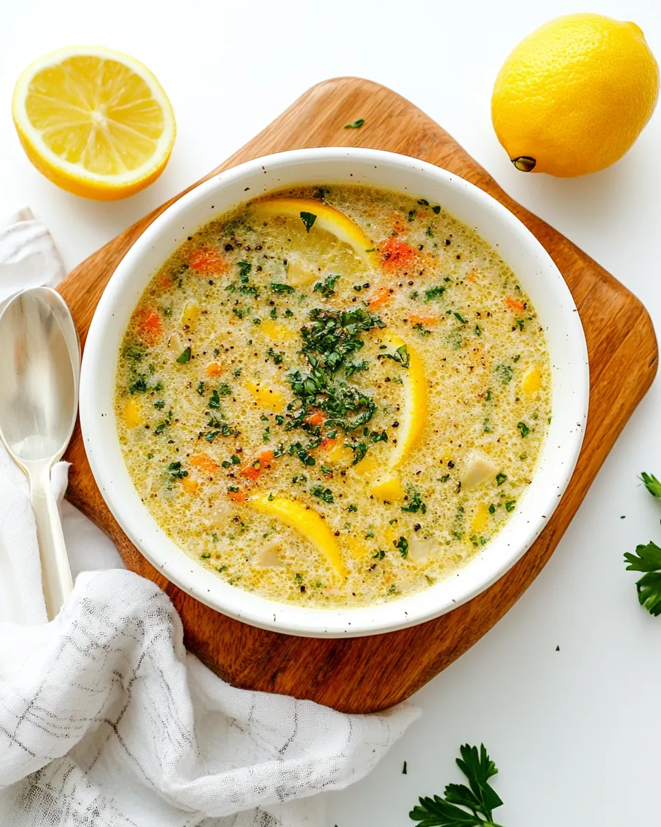 Greek Lemon Soup